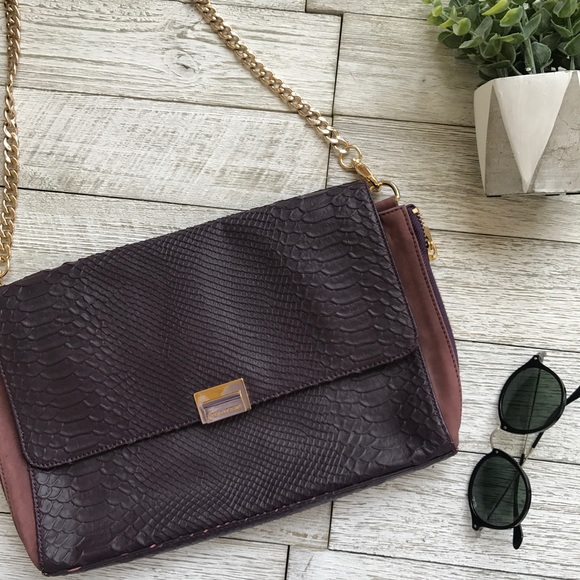 Pour La Victoire Handbags - CLEARANCE Pour La Victore maroon snake crossbody